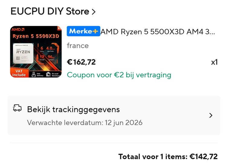 Ryzen 5 5500X3D Desktop Processor bij AliExpress – nu voordelig