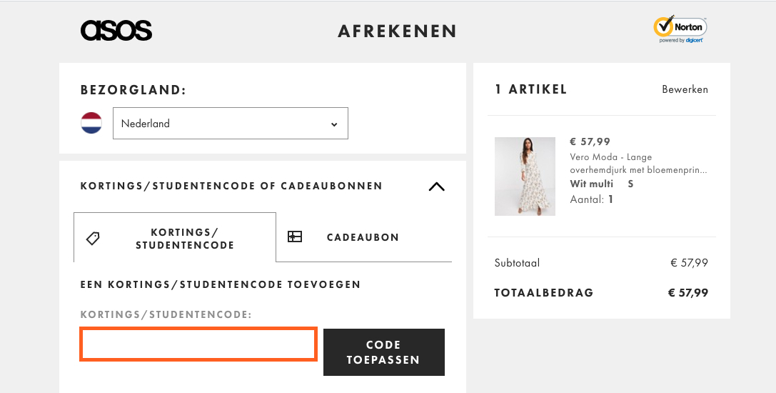 adidas discount code nl