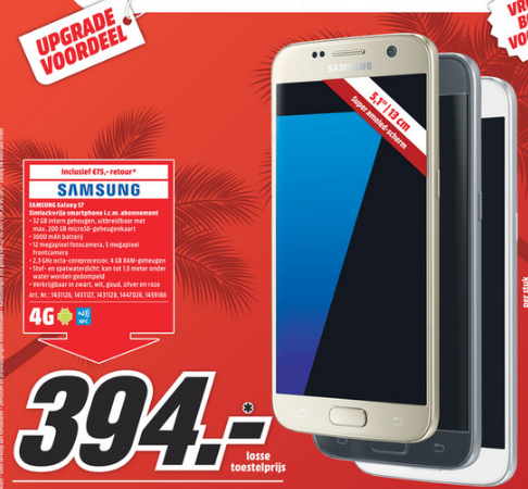 SAMSUNG Galaxy S7 32 GB @ MediaMarkt (na cashback) - Pepper.com