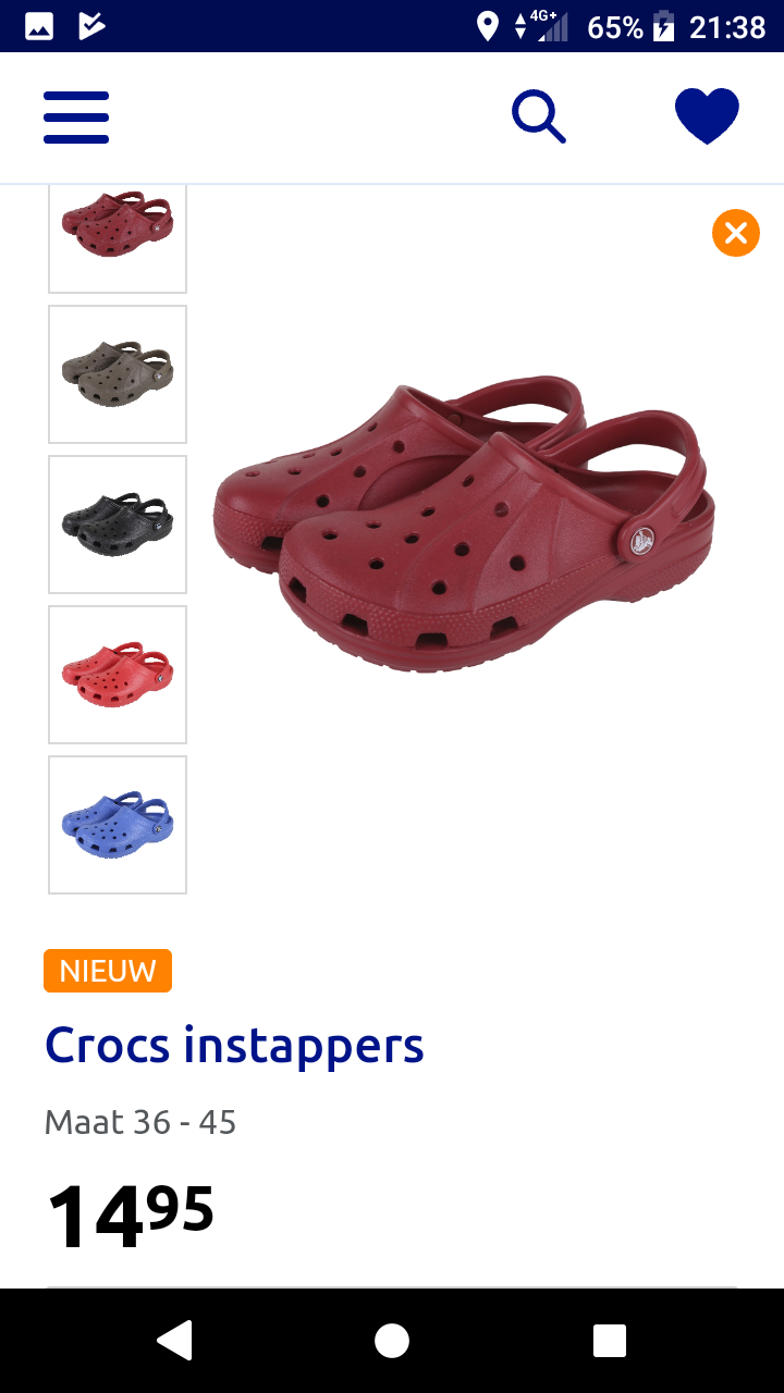 action crocs