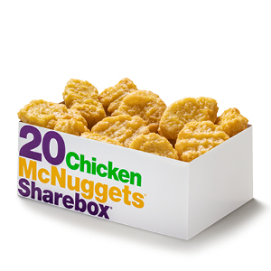 20 Chicken McNuggets voor €4 - McDonald's Cadeau Kalender ...