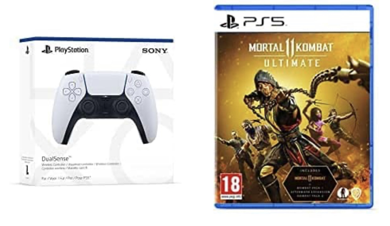 PlayStation 5 DualSense Wireless Controller & Mortal ...