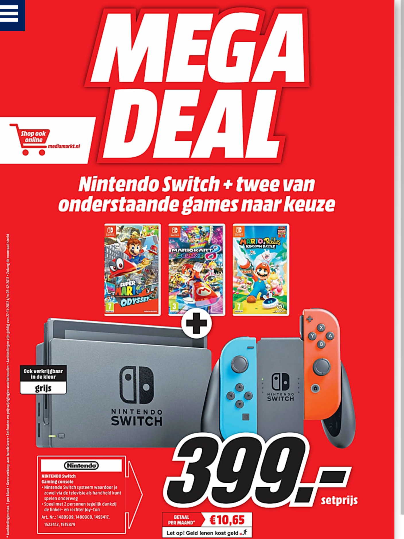 Nintendo Switch Mediamarkt