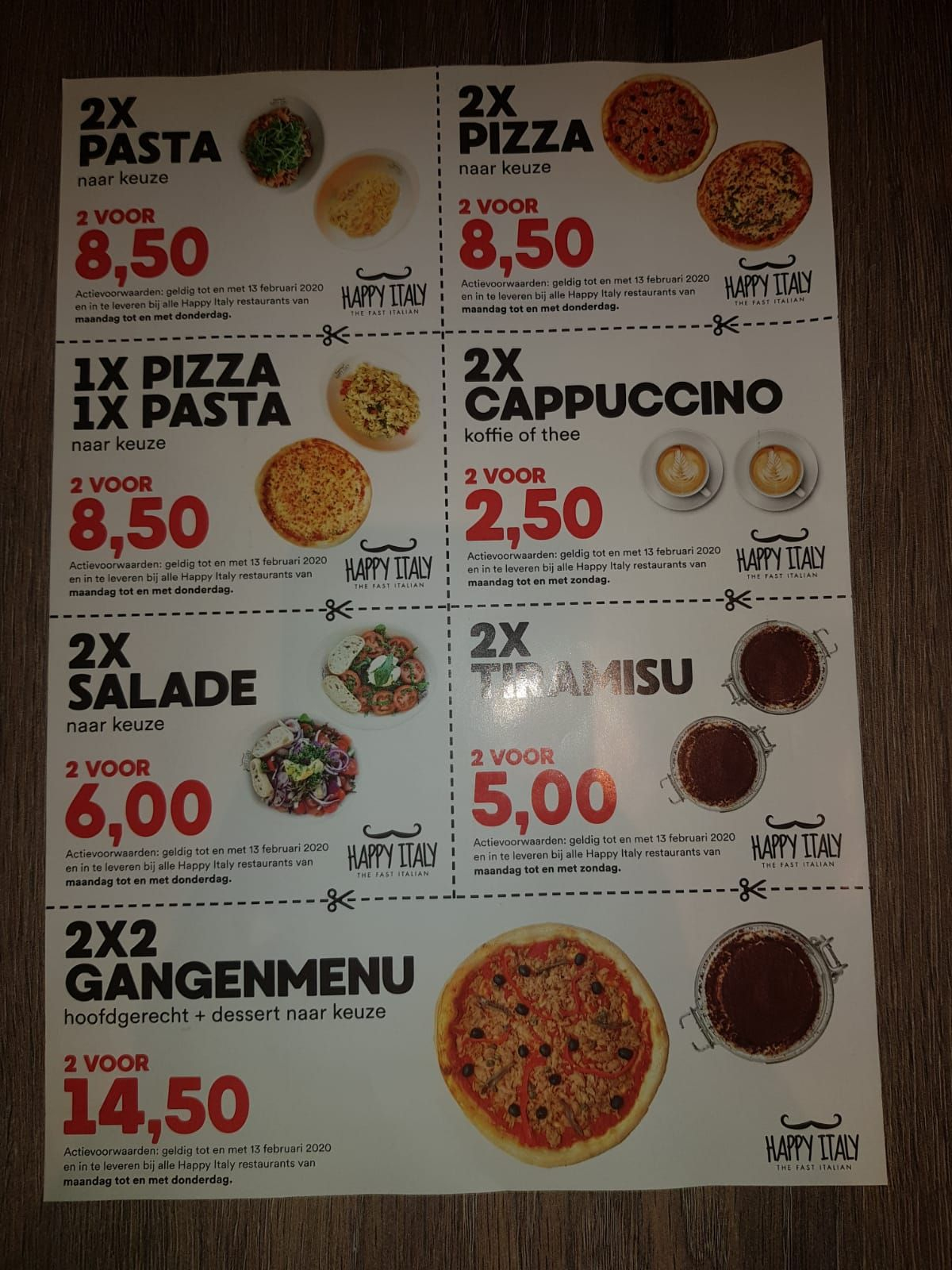 happy italy kortingsbonnen Tot 61 Korting Happy Italy Happy Deals Bv 2x Pizza S Of 2x Pastas Voor 8 50 Pepper Com happy italy kortingsbonnen