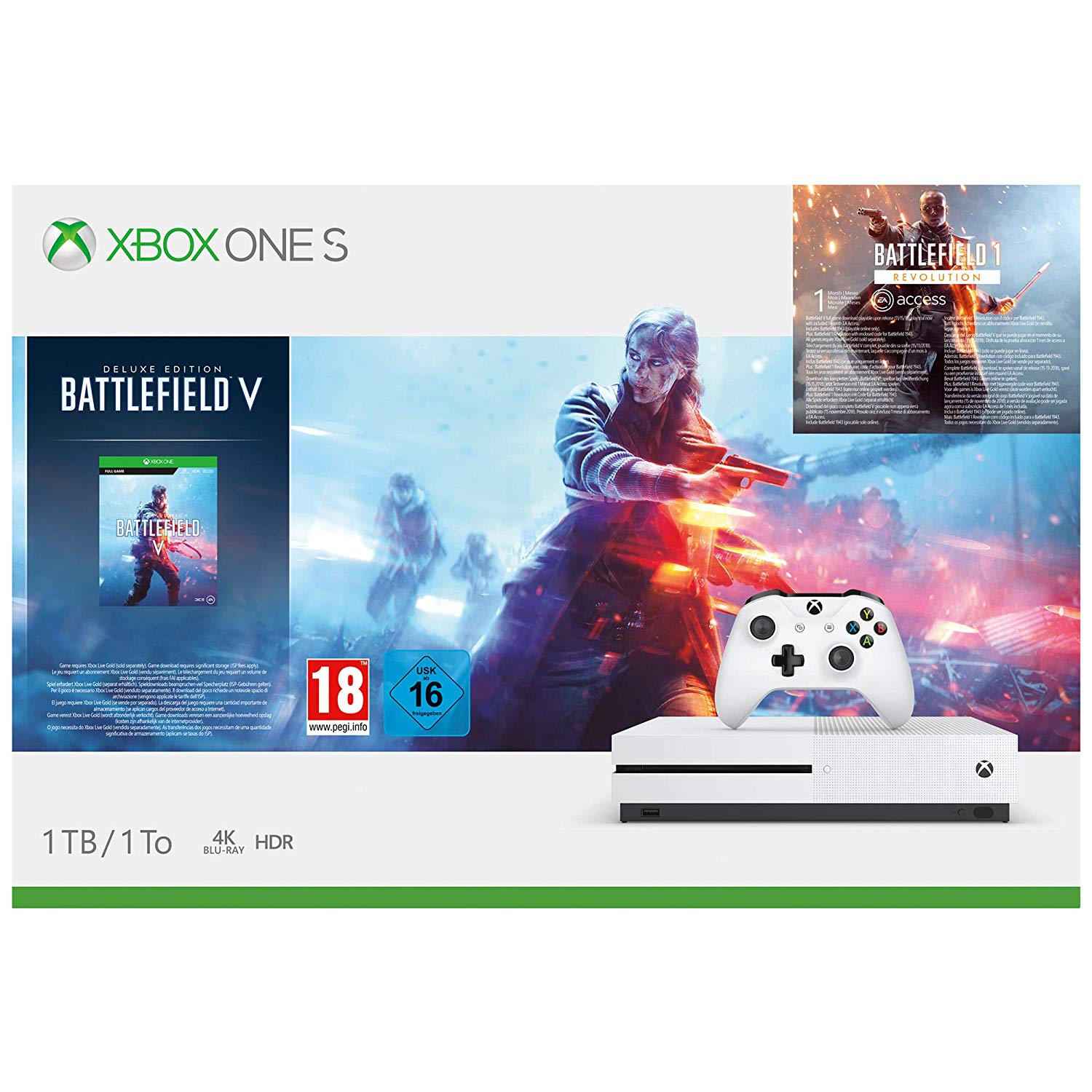 Xbox One S 1TB + BF V: Deluxe Edition + BF 1: Revolution ... - 300 x 300 jpeg 13kB