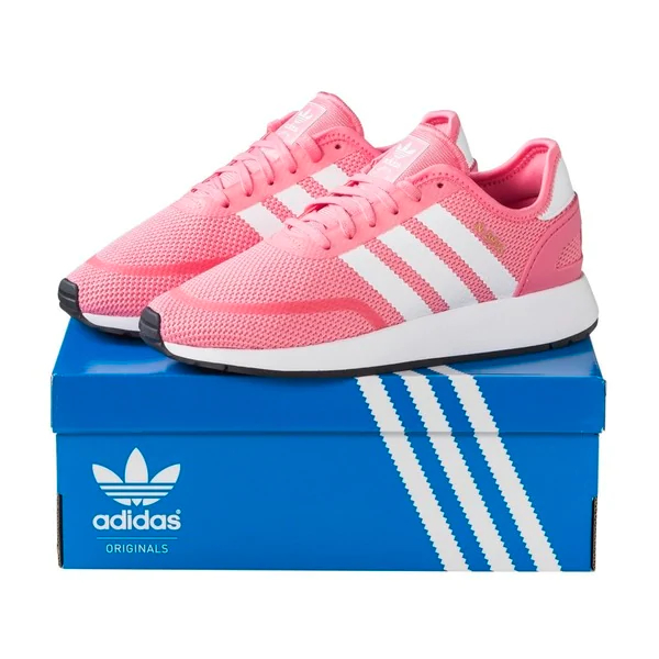 adidas sneakers zwart roze