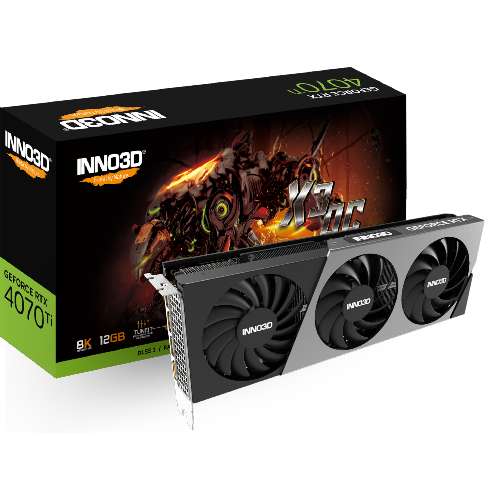 Inno3D GeForce RTX 4070 Ti X3 voor € 799,-