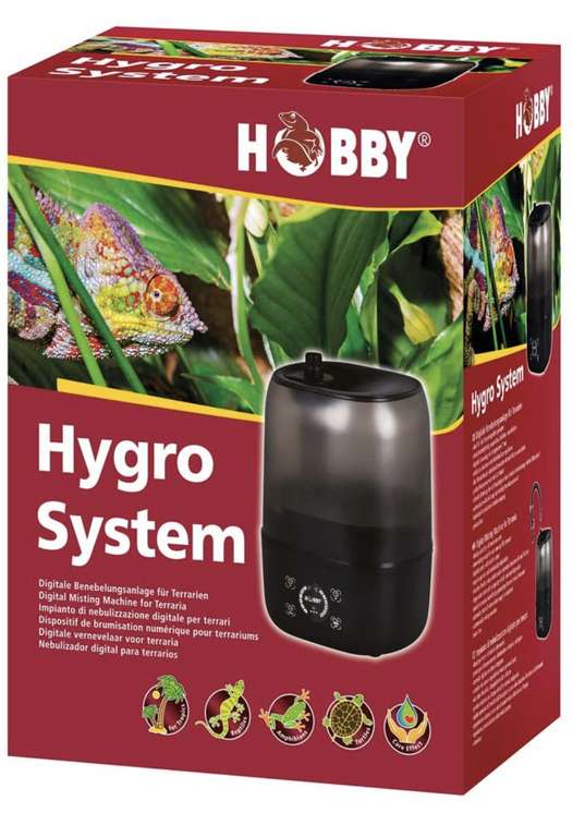 Hobby Hygro System - Digital Misting Plant For Terraria - Black