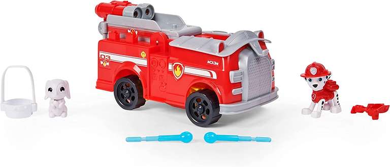 PAW Patrol - Transforming Marshall Rise'n'Rescue toy vehicle with action figures and accessories