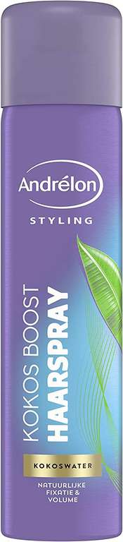 Andrélon Styling Haarspray Kokos Boost voor fijn haar - 6 x 250ML - Voordeelverpakking €14 @ Amazon