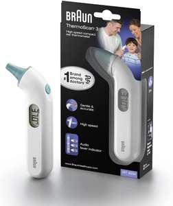 Braun ThermoScan 3-oorthermometer (professionele nauwkeurigheid; gebruik bij het hele gezin