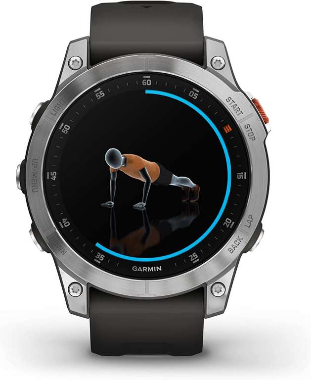 GARMIN Epix 2, GPS Multisport Smartwatch, Met 1,3-Inch AMOLED-Scherm