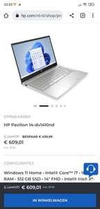 Nog een laptop voor een lage prijs (HP Pavilion 14-dv1410nd)