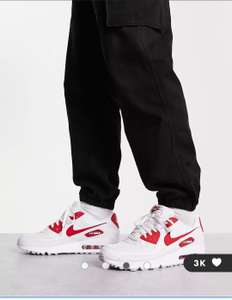 Nike - Air Max 90 - Sneakers in wit en rood