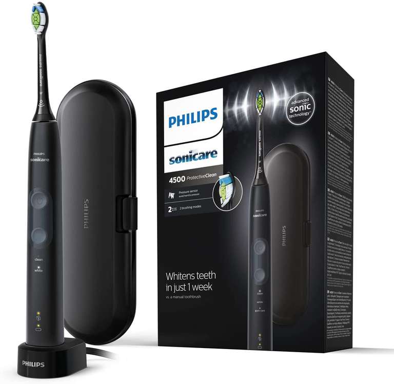 Philips Sonicare Electric Toothbrush ProtectiveClean 4500 @Amazon NL