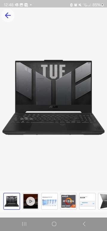 ASUS TUF A15 FA507RW-HN069W Game Laptop