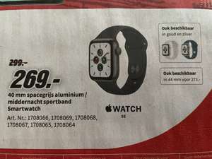 Vanaf maandag 21 tm zondag 27 februari, Apple Watch SE 40 mm voor €269
