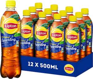 Lipton Original Ice Tea Sparkling - 12 x 500 ml - Voordeelverpakking - PRIME