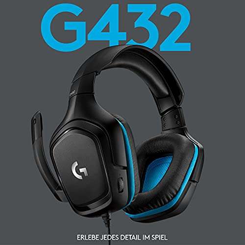Logitech G 432 bekabelde gaming-headset