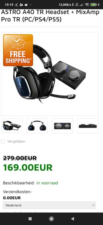 ASTRO A40 TR Headset + MixAmp Pro TR (PC/PS4/PS5)