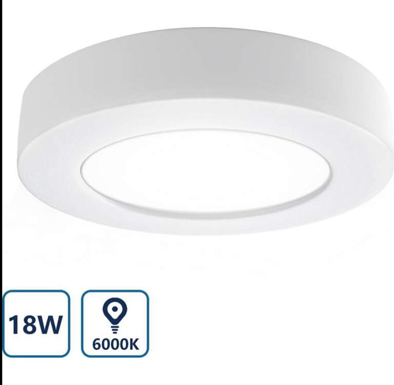 Aigostar LED Plafondlamp 20W Ø247 mm [Nieuwe klant €0,83]