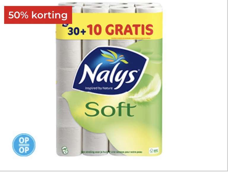 Nalys Soft toiletpapier 40 rollen