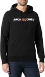 JACK & JONES heren hoodie Zwart (S t/m XXL)