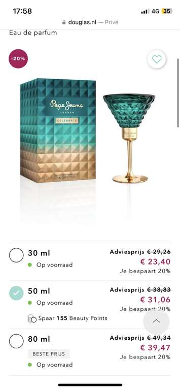 Pepe Jeans parfum €9,95 bij de Action