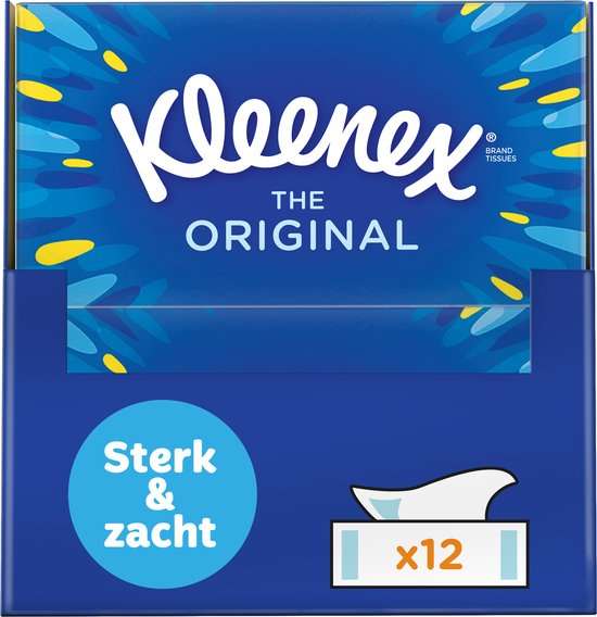 Kleenex tissues - Voordeelverpakking - 12 x 72 stuks p.s. €1,09
