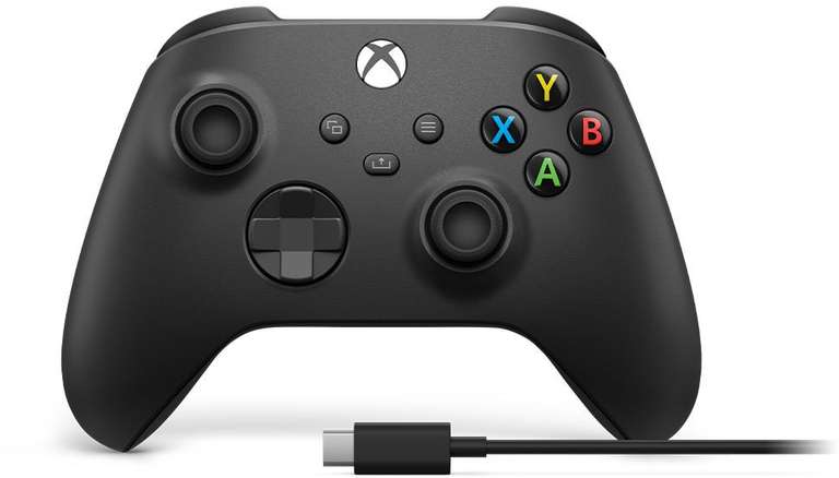 Microsoft Xbox Wireless Controller (2020) + USB-C kabel (Zwart)