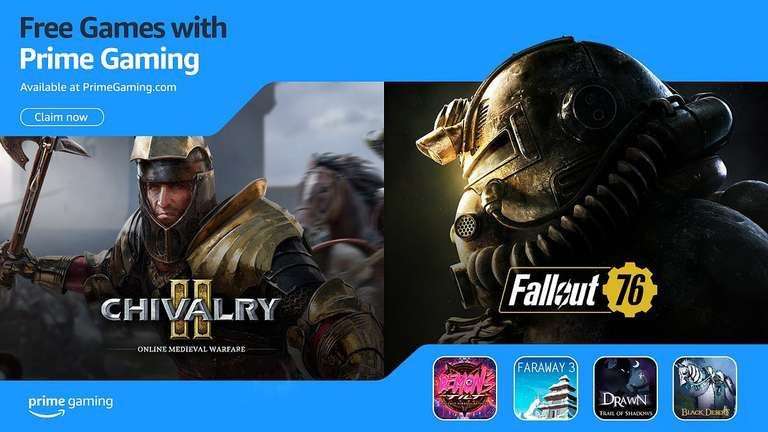 Amazon Prime Gaming games (April 2024) O.a Fallout 76!