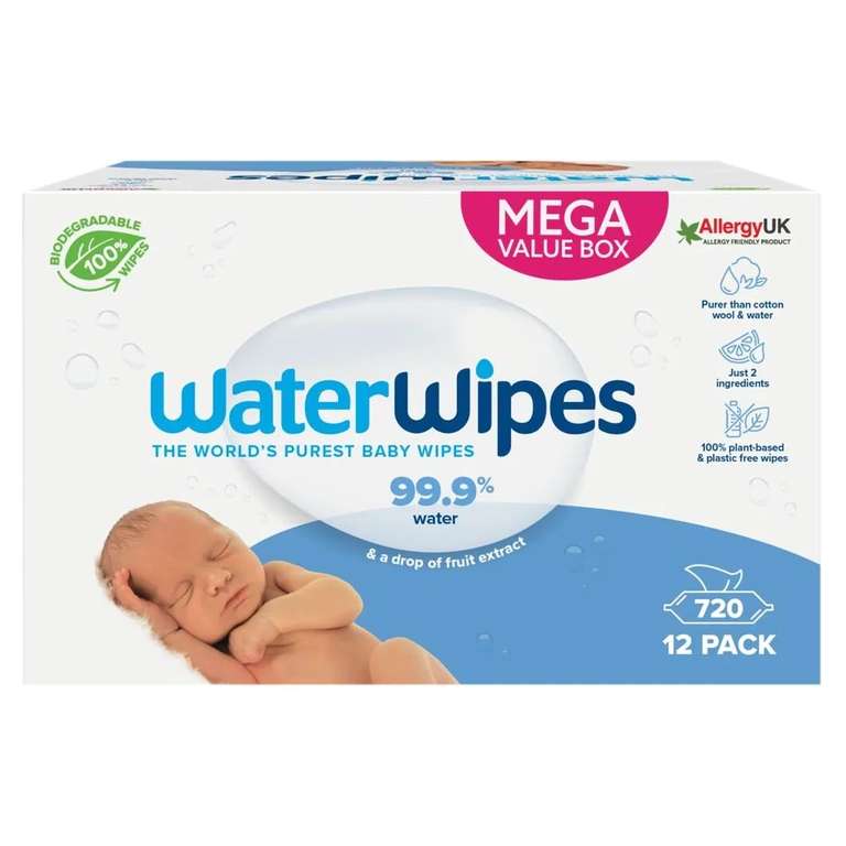 Waterwipes Babydoekjes 1+1 Gratis