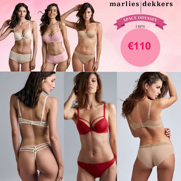Weekend deal @ marlies | dekkers: 2 lingerie sets €110 (+ code) | normaliter €299,80