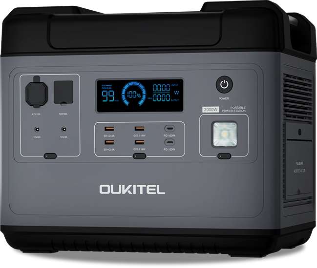 Oukitel P2001E Draagbare Power Station 2000W / 2000Wh voor €1.199