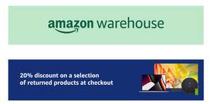 20% korting op geselecteerde Amazon Warehouse Deals