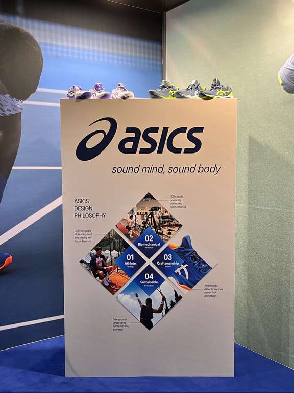 20% ASICS korting op tennis en padel
