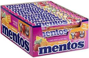 Mentos Fruit Chewy Dragee- grootverpakking met 40 rollen