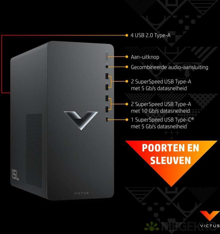 HP Victus 15L met i7-12700 , RTX 3060 en 1TB SSD