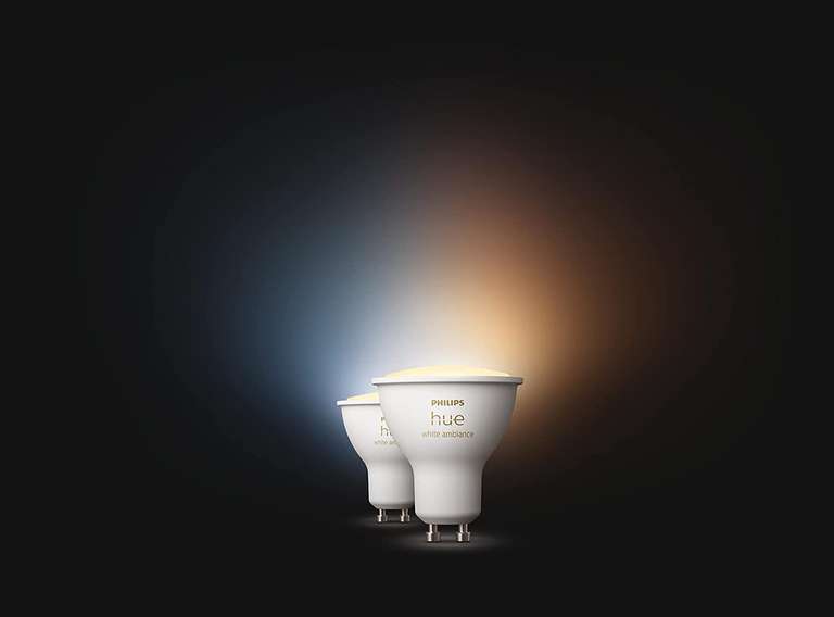 Philips Hue spot 2-Pack - GU10 - White ambiance - 2e voor 50%