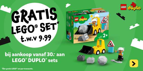Gratis LEGO set bij aankoop vanaf €30 aan geselecteerde LEGO sets