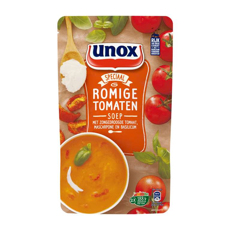 Unox Speciaal soep in zak (300ml) Romige Tomatensoep @ Xenos