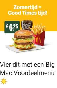Big Mac medium menu (geldig voor iedereen)