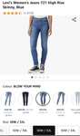 Levi's Women's Jeans 721 High Rise Skinny,