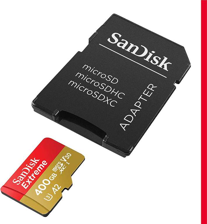 SanDisk Extreme 128 GB microSDXC-geheugenkaart+SD-adapter met A2 App Performance + Rescue Pro Deluxe, tot 160 MB/s, Klasse 10, UHS-I, U3,V30
