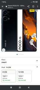 Xiaomi Poco F5 8GB/256GB
