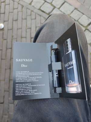 [Utrecht] Gratis samples Dior parfum Sauvage