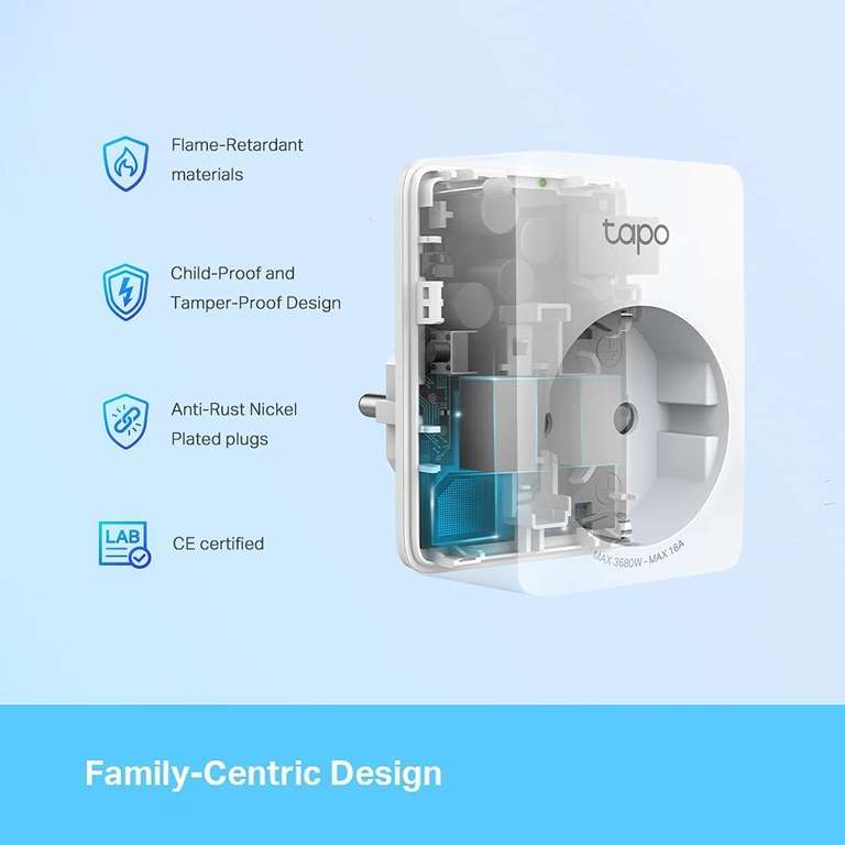 TP-link Tapo Smart WiFi-stopcontact (P110) met energieverbruiksregeling