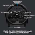 Logitech G923 Trueforce Sim Racing Wheel PS4 / PS5 / PC Zwart @Amazon.nl (Prime Day)