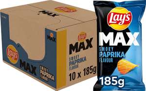 [Prime] Lay's Max Chips, Doos 10 stuks x 185 g