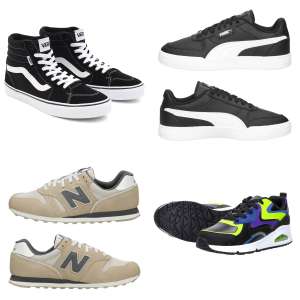 Diverse sneakers -30%: o.a. Puma | VANS | New Balance + €10 extra korting (nw account - va €39,99)